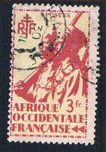 French West Africa 29 Used Colonial Soldier (BP1025)