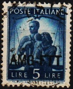 Italy.(Trieste) 1947 5L S.G.7 Fine Used