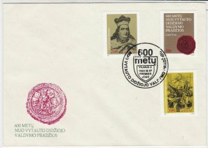 Lithuania 1993 Celebrating Vytautas Magnus Multiple  Stamps FDC Cover Ref 29598