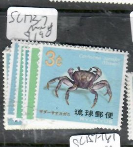 RYUKYU ISLANDS  SC 173-177        MNH PP1026H