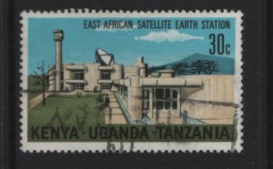 Kenya, Uganda, & Tanzania #213 used 1970 satellite station 30c