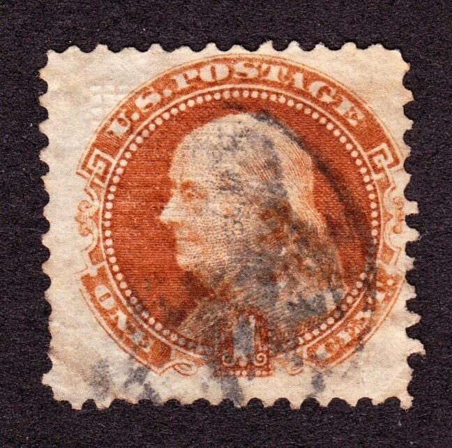 US 112 1c Franklin Used F-VF SCV $150