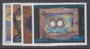 French Polynesia, Scott 723-726, MNH