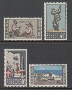 Cyprus 247-250 MNH VF