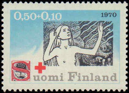 1970 Finland #B188-B190, Complete Set(3), Never Hinged