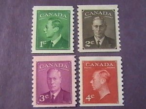 CANADA # 297-300-MINT/HINGED----1950