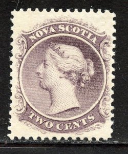 Nova Scotia # 9, Mint Hinge CV $ 15.00