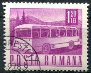 Romania Sc#1976 Used, 1.20L red lil, Postal and Transport (1968)