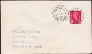 GB SCOTLAND 1969 cover HALLIN PORTREE / ISLE OF SKYE cds...................A8530