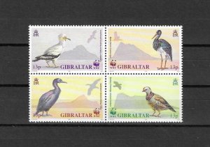 GIBRALTAR 1991 WWF SG 665a MNH