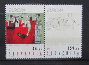 Slovenia 1993 Europa Contemporary Art set MNH