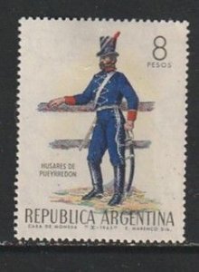 1965 Argentina - Sc 773 - MH VF - 1 single - Soldier