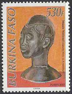 Burkina Faso. Stattuete in National Museum.  MNH SC 1224A.