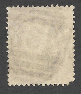 Doyle's_Stamps: 1865 Vermilion Victorian  Scott #43, Plt #10 (Pulled LLC Perf)