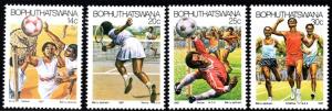 Bophuthatswana - 1987 Sports Set MNH** SG 183-186