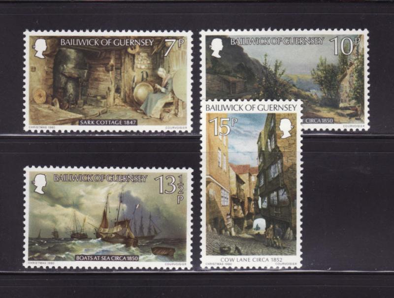 Guernsey 213-216 MNH Christmas