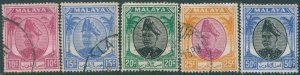 Malaysia Selangor 1949 SG98-107 Sultan Hisamud-din Alam Shah (5) FU