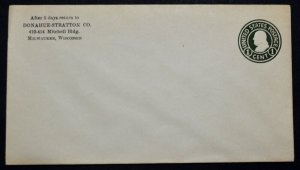 1917 US Sc. #U420 die 4 stamped envelope, mint entire, good to very good shape