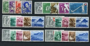 Switzerland #B81//B226 (SW222) Comp Semi Postal issues, MNH,FVF, & U,FVF,CV$129.