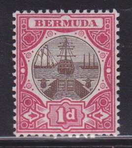 Bermuda 34 VF-OG-MLH nice color scv $ 33 ! see pic !