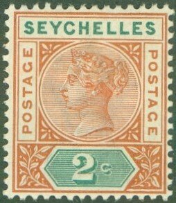 SEYCHELLES 2 MH CV $2.50 BIN $1.35