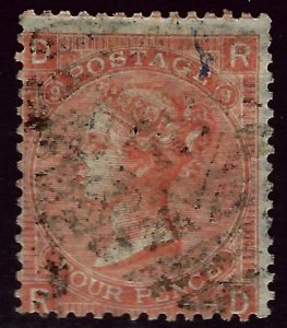 Great Britain SC#43a Used Fine Plate 9 SCV$72.50...Real Deal!!