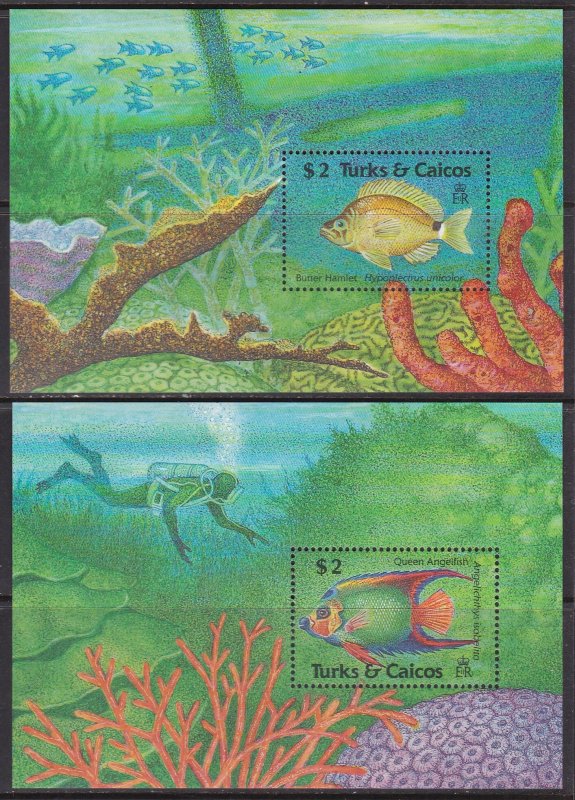 Turks & Caicos, Fauna, Fishes MNH / 1990