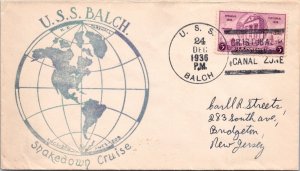 USS Balch 1937 - Shakedown Cruise - Cristobal CZ - F72494