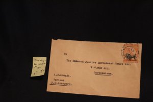 Kenya, Uganda, Tanganyika on cover Morogoro to DarEsSalam (#1321)