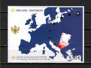 Montenegro, Scott cat. 130. Europa Stamps 50th Anniversary s/sheet.