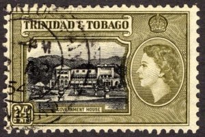 1953, Trinidad and Tobago 24c, Used, Sc 80