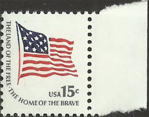 # 1597 MINT NEVER HINGED FORT McHENRY FLAG