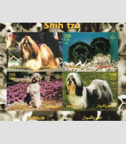 Somalia 2003 DOGS Shih Tzu Sheet Imperforated Mint (NH)