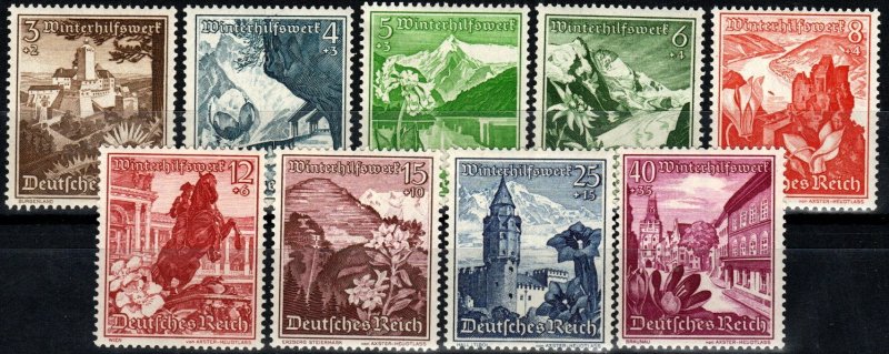 Germany #B123-31 MNH CV $75.00 (X6134)