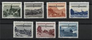LIECHTENSTEIN, OFFICIALS 1947, FULL SET MNH	