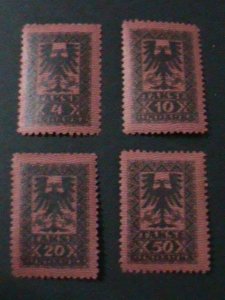 ​ALBANIA-1922 SC#J23-26 POSTAGE DUE STAMPS SET MNH VF WE SHIP TO WORLDWIDE