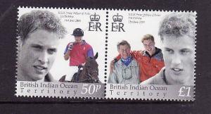 BIOT-Sc#265-unused NH set-Prince William-21st birthday-2003-