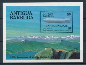 [98061] Barbuda 1983 Aviation Zeppelin OVP Barbuda Mail Sheet MNH