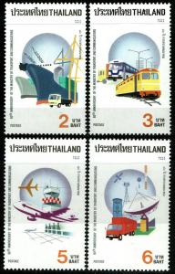 Thailand #1458-61  MNH - Ministry of Transport and Communications (1992)