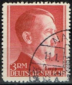 Germany 1942,Sc.#526 used, Hitler perf. 12 1/2