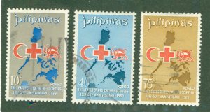 PHILIPPINES 1020-22 USED BIN $0.90