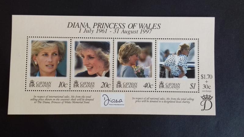 Cayman Islands 1998 Diana, Princess of Wales Commemoration  Mint