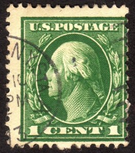 1912, US 1c, Washington, Used, CDS, Sc 405