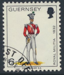 Guernsey SG 107  SC# 104 Militia  First Day of issue cancel see scan