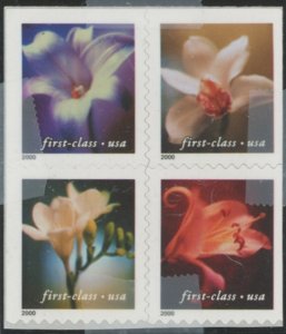 United States #3457a Mint (NH) Multiple (Flowers)