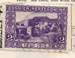 Bosnia Herzegovina 1910 Early Issue Fine Used 2h. 222844