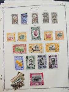 EDW1949SELL : ECUADOR Very clean Mint & Used collection on album pages Cat $1724