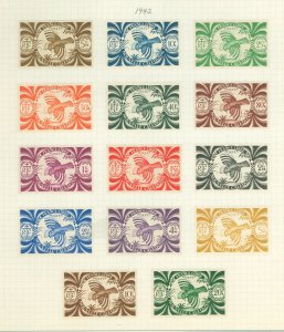 New Caledonia #252-265  Single (Complete Set)