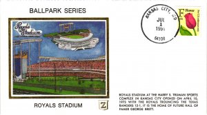 1991 Ballpark Series Royals Stadium– Zaso Silk Cachet