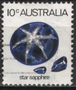 Australia 562 (used) 10c star sapphire (1974)